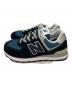 NEW BALANCE (ニューバランス) スニーカー ネイビー×ブルー サイズ:24：5000円