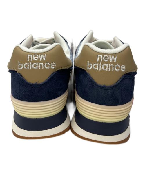 NEW BALANCE（ニューバランス）NEW BALANCE (ニューバランス) スニーカー ネイビー×レッド サイズ:24の古着・服飾アイテム