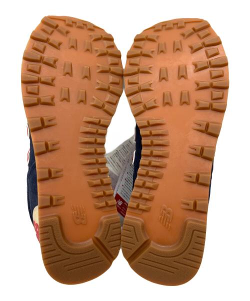 NEW BALANCE（ニューバランス）NEW BALANCE (ニューバランス) スニーカー ネイビー×レッド サイズ:24の古着・服飾アイテム