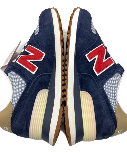 NEW BALANCE（ニューバランス）NEW BALANCE (ニューバランス) スニーカー ネイビー×レッド サイズ:24の古着・服飾アイテム