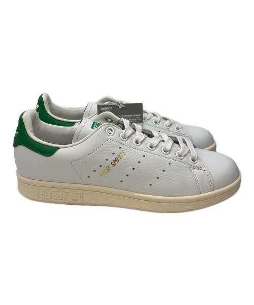 adidas（アディダス）adidas (アディダス) スニーカー ホワイト×グリーン サイズ:24の古着・服飾アイテム