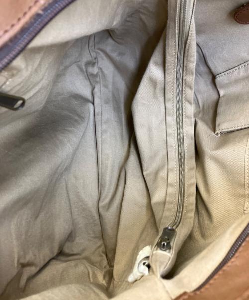 L.L.Bean（エルエルビーン）L.L.Bean (エルエルビーン) レザートートバッグ ブラウンの古着・服飾アイテム