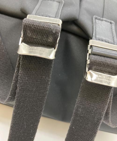 BLACK LABEL CRESTBRIDGE（ブラックレーベル クレストブリッジ）BLACK LABEL CRESTBRIDGE (ブラックレーベル クレストブリッジ) リュック ブラックの古着・服飾アイテム