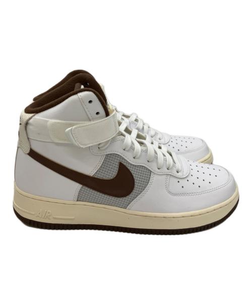NIKE（ナイキ）NIKE (ナイキ) AIR FORCE 1 HIGH 07 LV8 ホワイト×ブラウン サイズ:27の古着・服飾アイテム
