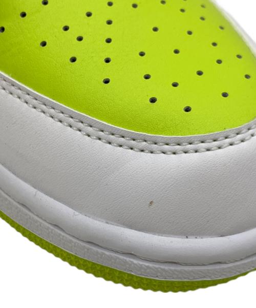 NIKE（ナイキ）NIKE (ナイキ) WMNS AIR JORDAN 1 MID ホワイト×グリーン サイズ:27の古着・服飾アイテム