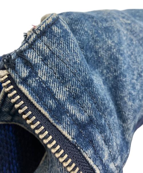 DIESEL（ディーゼル）DIESEL (ディーゼル) ニットデニムジャケット インディゴ サイズ:XSの古着・服飾アイテム