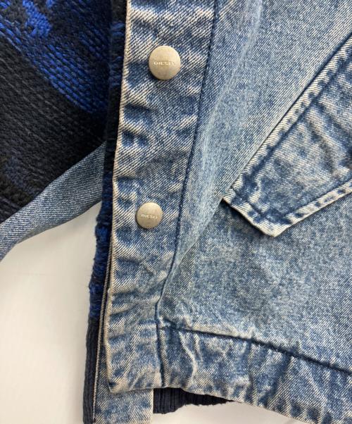 DIESEL（ディーゼル）DIESEL (ディーゼル) ニットデニムジャケット インディゴ サイズ:XSの古着・服飾アイテム