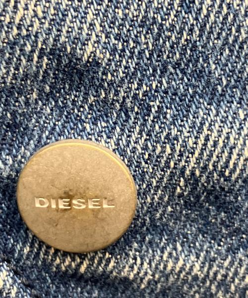 DIESEL（ディーゼル）DIESEL (ディーゼル) ニットデニムジャケット インディゴ サイズ:XSの古着・服飾アイテム