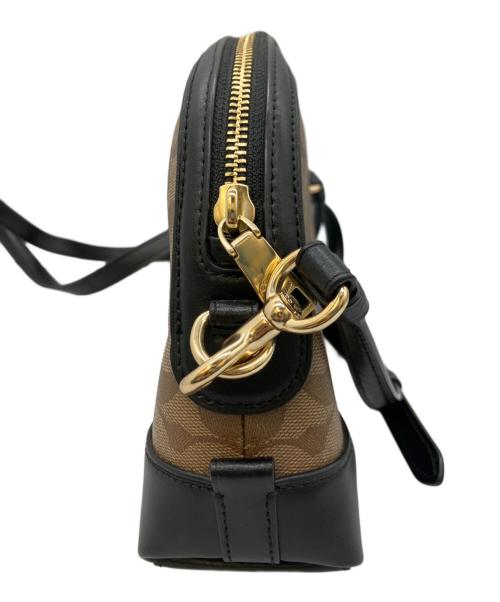 COACH（コーチ）COACH (コーチ) ショルダーバッグ ベージュ×ブラックの古着・服飾アイテム