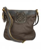 LOEWEロエベ）の古着「ショルダーバッグ」｜ブラウン×ブラック