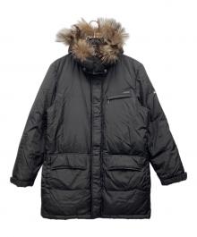 BURBERRY BLACK LABEL（バーバリーブラックレーベル）の古着「フォックスファーダウンジャケット」｜ブラック