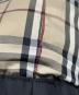 中古・古着 BURBERRY BLACK LABEL (バーバリーブラックレーベル) フォックスファーダウンジャケット ブラック サイズ:L：18000円