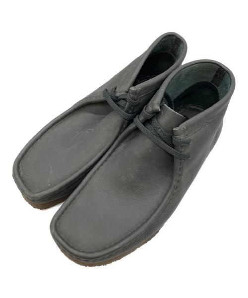 CLARKS（クラークス）CLARKS (クラークス) ワラビーシューズ ブラック サイズ:８1/2の古着・服飾アイテム