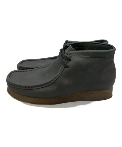 CLARKS（クラークス）CLARKS (クラークス) ワラビーシューズ ブラック サイズ:８1/2の古着・服飾アイテム