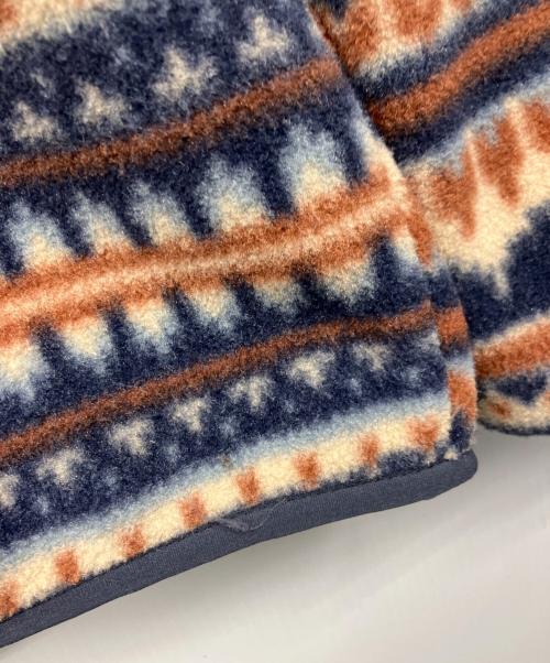 Patagonia（パタゴニア）Patagonia (パタゴニア) ライトウェイトシンチラ スナップT ネイビー×ブラウン サイズ:Sの古着・服飾アイテム