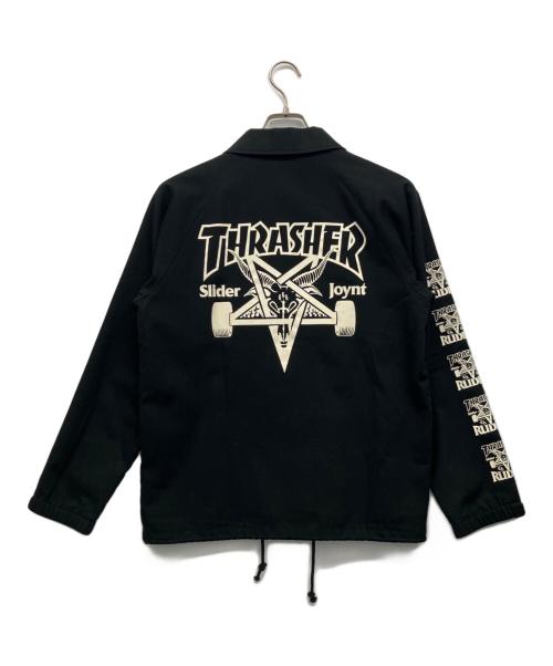 sliderjoynt（sliderjoynt）sliderjoynt (sliderjoynt) THRASHER RUDIES (THRASHER RUDIES) コーチジャケット ブラック サイズ:Sの古着・服飾アイテム