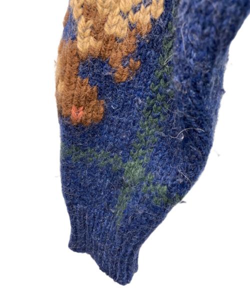 L.L.Bean（エルエルビーン）L.L.Bean (エルエルビーン) ショールカラーニット ネイビー サイズ:Mの古着・服飾アイテム