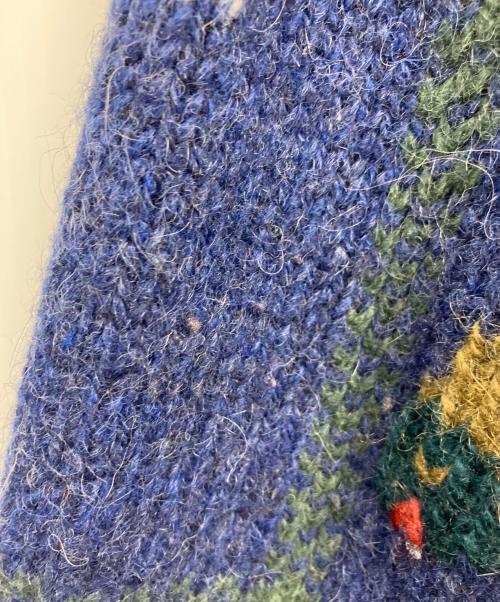 L.L.Bean（エルエルビーン）L.L.Bean (エルエルビーン) ショールカラーニット ネイビー サイズ:Mの古着・服飾アイテム