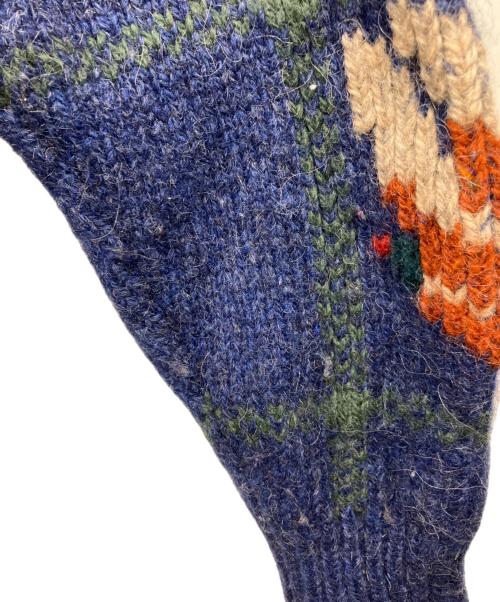 L.L.Bean（エルエルビーン）L.L.Bean (エルエルビーン) ショールカラーニット ネイビー サイズ:Mの古着・服飾アイテム