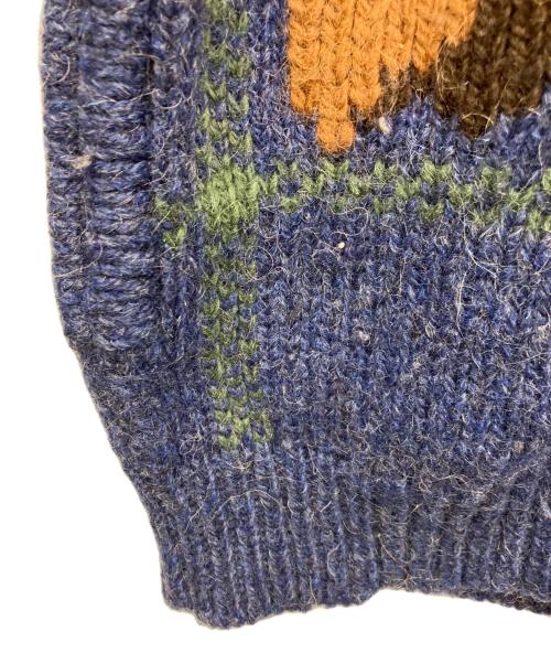 L.L.Bean（エルエルビーン）L.L.Bean (エルエルビーン) ショールカラーニット ネイビー サイズ:Mの古着・服飾アイテム