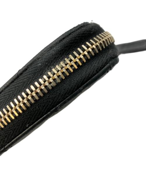 CHANEL（シャネル）CHANEL (シャネル) ラウンドファスナー長財布 ブラックの古着・服飾アイテム