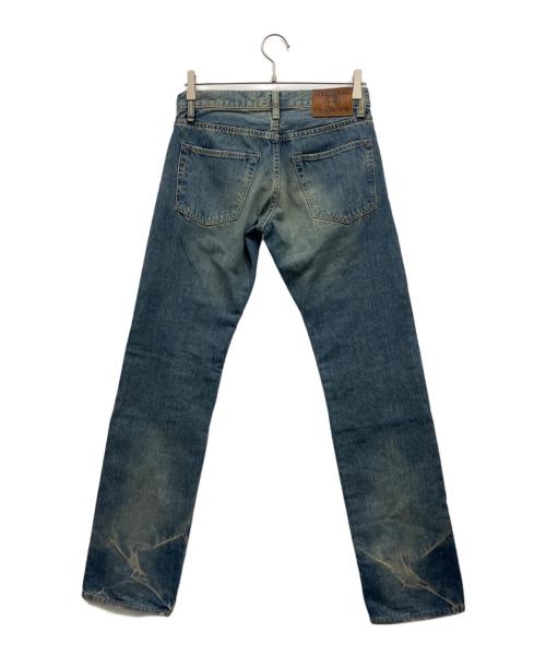 Hysteric Glamour（ヒステリックグラマー）Hysteric Glamour (ヒステリックグラマー) パッチワークスタッズデニムパンツ インディゴ サイズ:28の古着・服飾アイテム