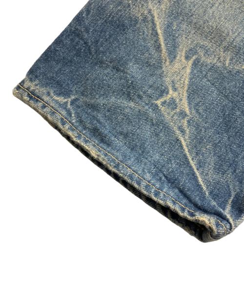 Hysteric Glamour（ヒステリックグラマー）Hysteric Glamour (ヒステリックグラマー) パッチワークスタッズデニムパンツ インディゴ サイズ:28の古着・服飾アイテム