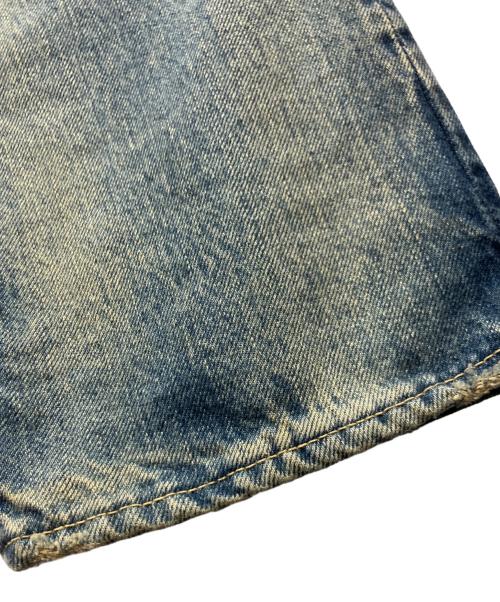 Hysteric Glamour（ヒステリックグラマー）Hysteric Glamour (ヒステリックグラマー) パッチワークスタッズデニムパンツ インディゴ サイズ:28の古着・服飾アイテム