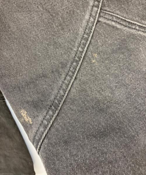 SUPPLIER（サプライヤー）SUPPLIER (サプライヤー) Cross Leather Patch Baggy Denim Pants ブラック サイズ:Mの古着・服飾アイテム