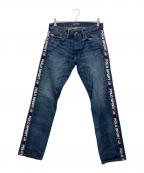 POLO SPORT RALPH LAURENポロ スポーツ ラルフローレン）の古着「サイドラインデニムパンツ」｜インディゴ