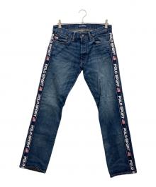 POLO SPORT RALPH LAUREN（ポロ スポーツ ラルフローレン）の古着「サイドラインデニムパンツ」｜インディゴ