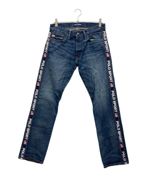 POLO SPORT RALPH LAUREN（ポロ スポーツ ラルフローレン）POLO SPORT RALPH LAUREN (ポロ スポーツ ラルフローレン) サイドラインデニムパンツ インディゴ サイズ:30の古着・服飾アイテム