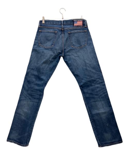 POLO SPORT RALPH LAUREN（ポロ スポーツ ラルフローレン）POLO SPORT RALPH LAUREN (ポロ スポーツ ラルフローレン) サイドラインデニムパンツ インディゴ サイズ:30の古着・服飾アイテム