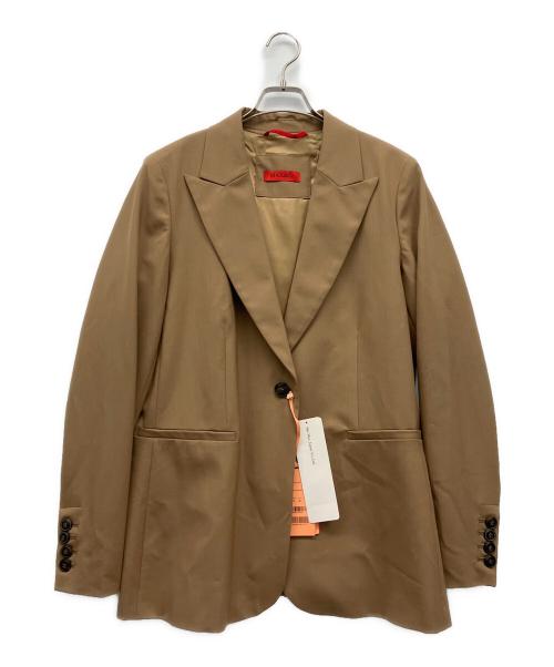 MAX&Co.（マックスアンドコー）MAX&Co. (マックスアンドコー) テーラードジャケット ベージュ サイズ:48 未使用品の古着・服飾アイテム