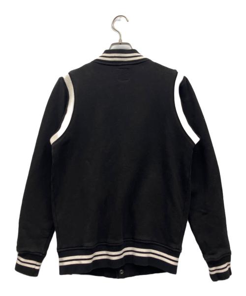 stussy（ステューシー）stussy (ステューシー) スウェットスタジャン ブラック サイズ:Sの古着・服飾アイテム