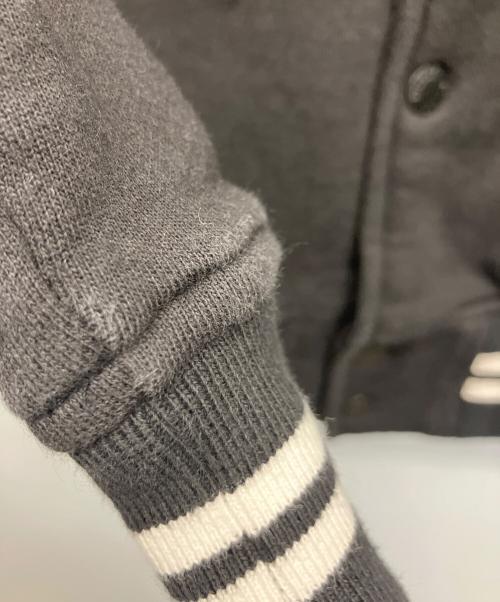 stussy（ステューシー）stussy (ステューシー) スウェットスタジャン ブラック サイズ:Sの古着・服飾アイテム