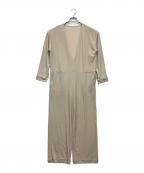 apart byアパートバイ）の古着「ベロアロンパース」｜ベージュ