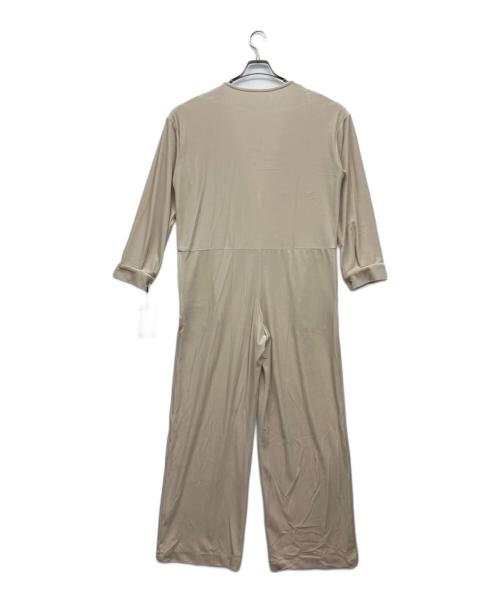 apart by（アパートバイ）apart by (アパートバイ) ベロアロンパース ベージュ サイズ:Freeの古着・服飾アイテム