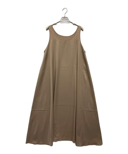 Elura（エルラ）Elura (エルラ) セットアップワンピース ベージュ×ブラウン サイズ:Freeの古着・服飾アイテム