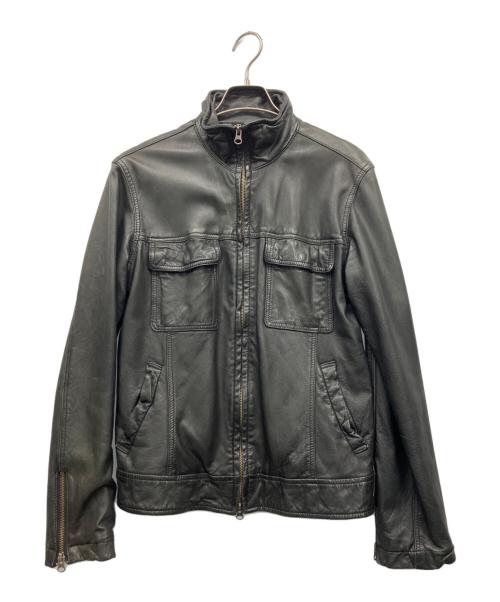 san francisco（サン フランシスコ）san francisco (サン フランシスコ) レザージャケット ブラック サイズ:Mの古着・服飾アイテム