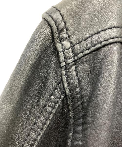 san francisco（サン フランシスコ）san francisco (サン フランシスコ) レザージャケット ブラック サイズ:Mの古着・服飾アイテム