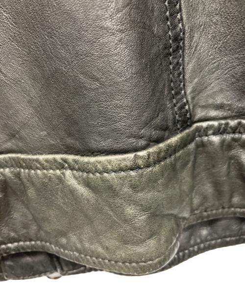 san francisco（サン フランシスコ）san francisco (サン フランシスコ) レザージャケット ブラック サイズ:Mの古着・服飾アイテム