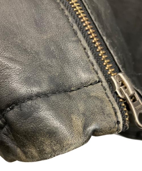 san francisco（サン フランシスコ）san francisco (サン フランシスコ) レザージャケット ブラック サイズ:Mの古着・服飾アイテム