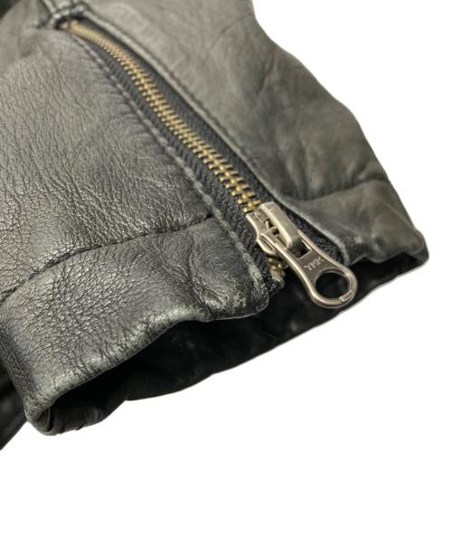 san francisco（サン フランシスコ）san francisco (サン フランシスコ) レザージャケット ブラック サイズ:Mの古着・服飾アイテム