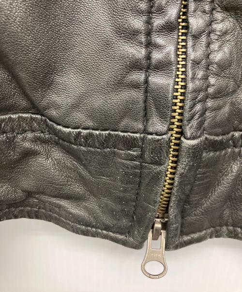 san francisco（サン フランシスコ）san francisco (サン フランシスコ) レザージャケット ブラック サイズ:Mの古着・服飾アイテム