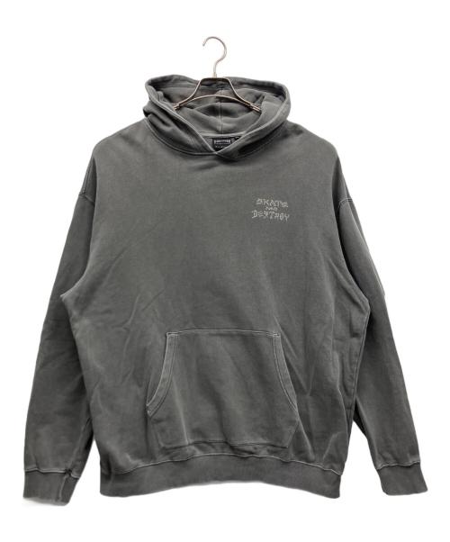 THRASHER（スラッシャー）THRASHER (スラッシャー) プルオーバーパーカー グレー サイズ:XLの古着・服飾アイテム