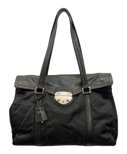 PRADA（プラダ）PRADA (プラダ) ハンドバッグ ブラックの古着・服飾アイテム