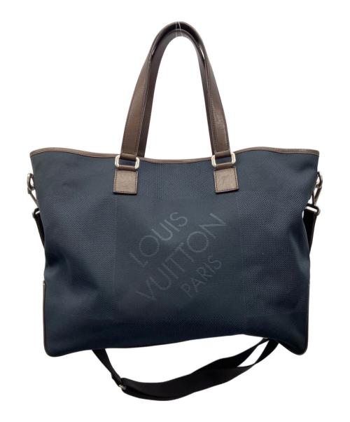 LOUIS VUITTON（ルイ ヴィトン）LOUIS VUITTON (ルイ ヴィトン) 2WAYバッグ ネイビー×ブラウンの古着・服飾アイテム