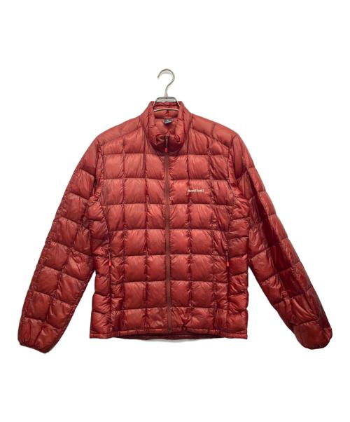 mont-bell（モンベル）mont-bell (モンベル) EXライトダウンダウンジャケット レッド サイズ:Lの古着・服飾アイテム