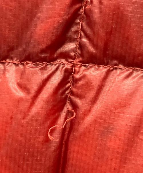 mont-bell（モンベル）mont-bell (モンベル) EXライトダウンダウンジャケット レッド サイズ:Lの古着・服飾アイテム